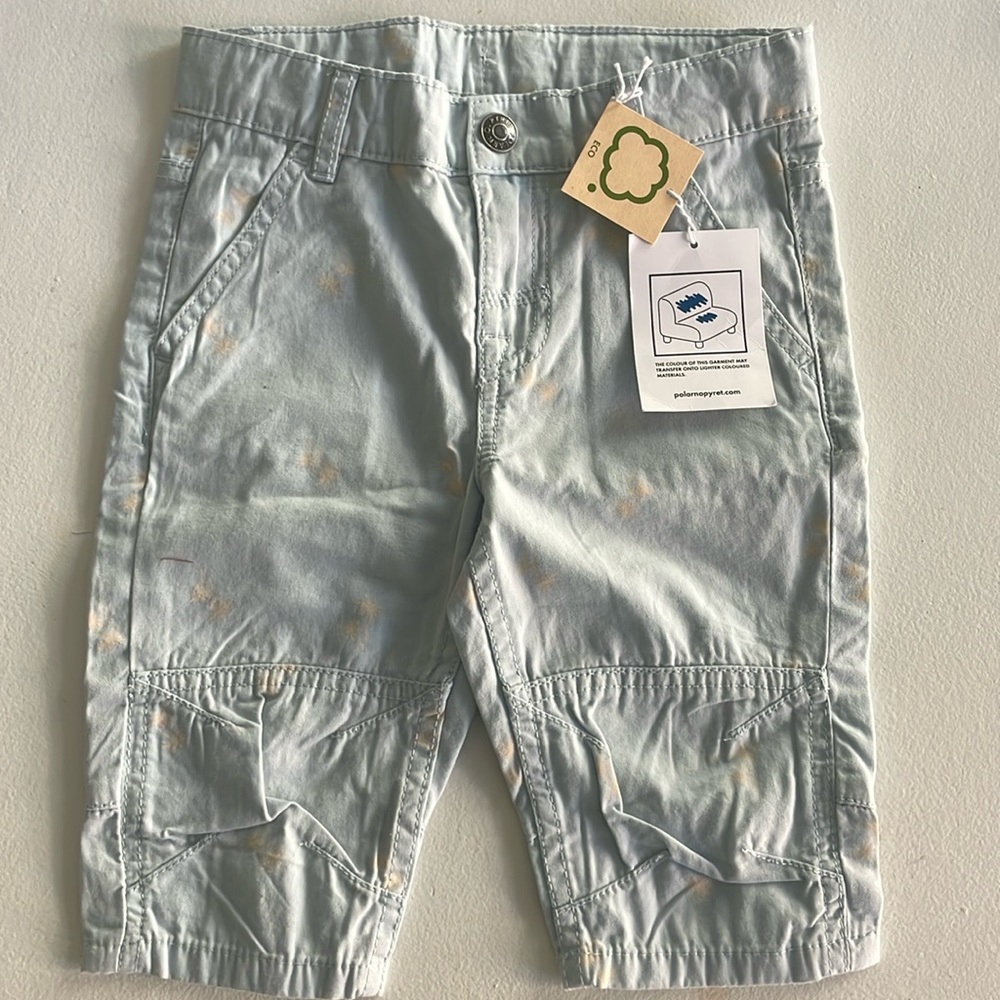 Polar O. Pyret light blue shorts. Really soft!